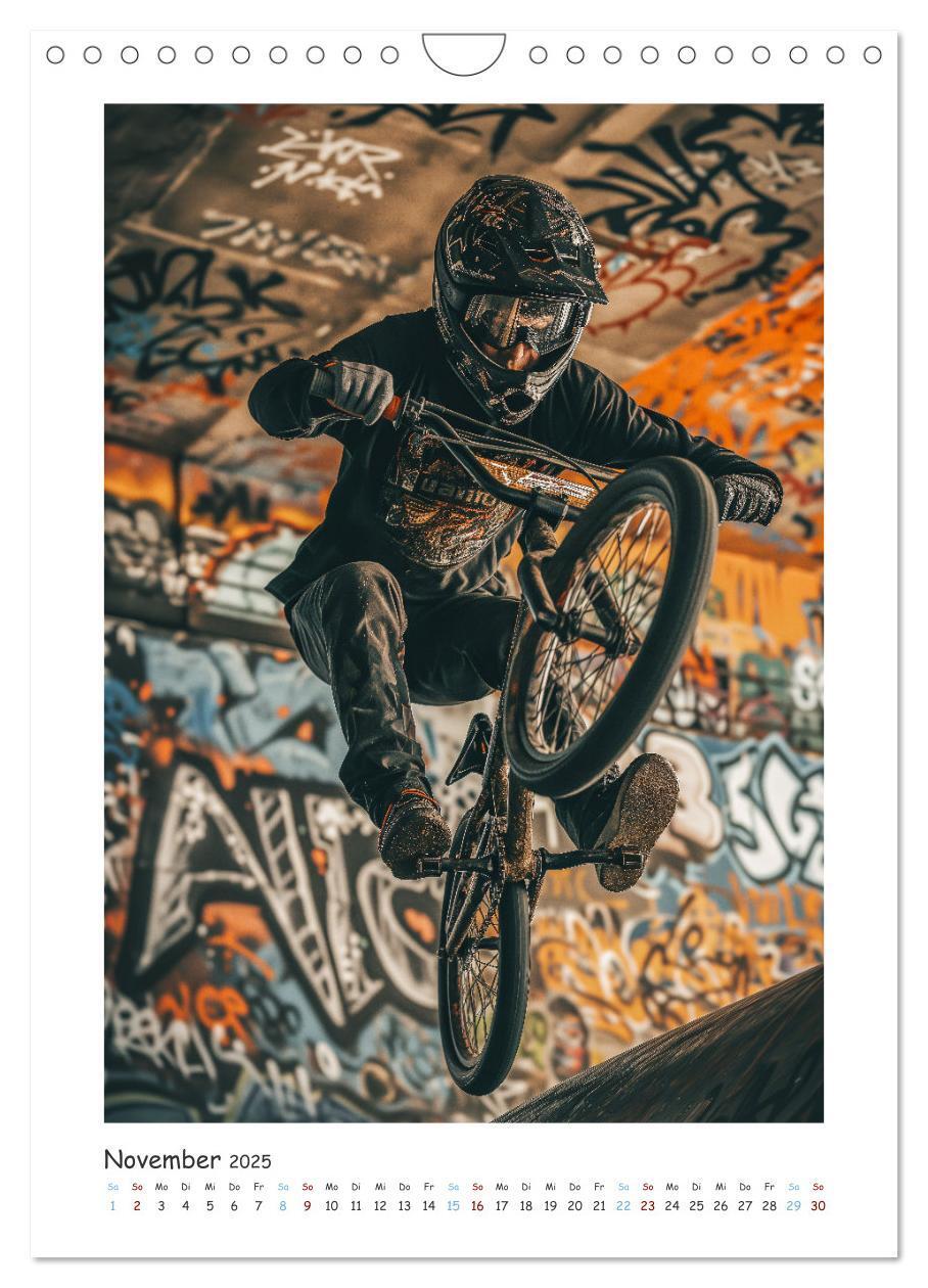 Bild: 9783383775376 | BMX Action (Wandkalender 2025 DIN A4 hoch), CALVENDO Monatskalender