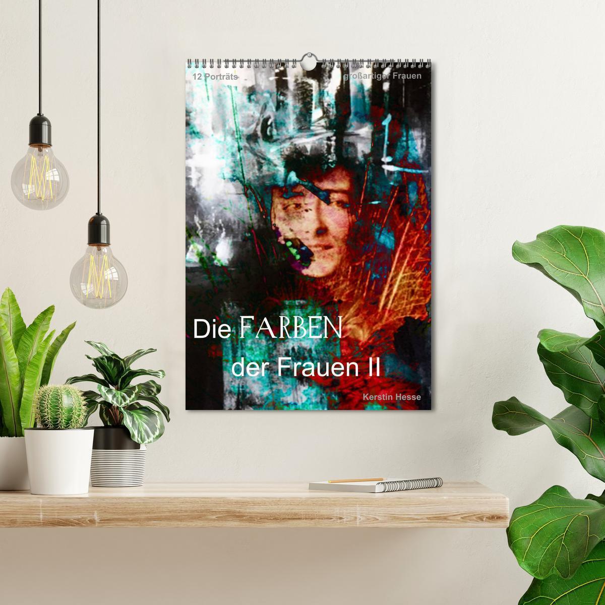 Bild: 9783435972289 | Die FARBEN der Frauen II (Wandkalender 2025 DIN A3 hoch), CALVENDO...