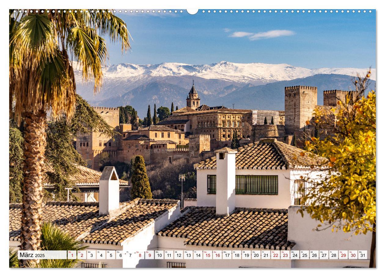 Bild: 9783383975639 | Andalusien - Granada (Wandkalender 2025 DIN A2 quer), CALVENDO...