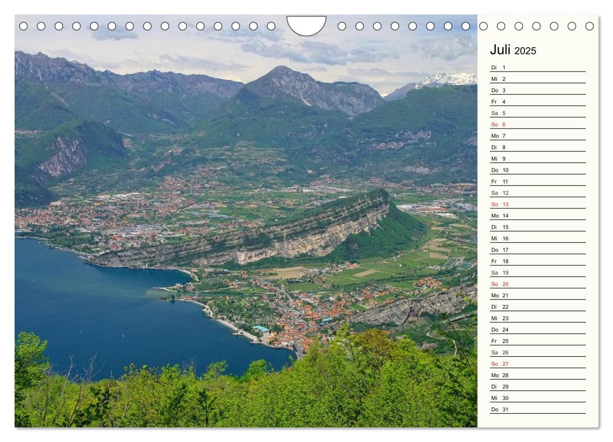 Bild: 9783435531288 | Gardasee (Wandkalender 2025 DIN A4 quer), CALVENDO Monatskalender