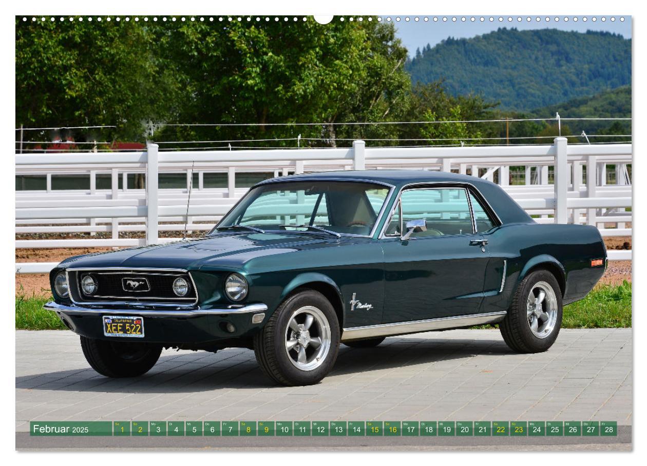 Bild: 9783435028795 | Ein Pony zum verlieben - Ford Mustang 1968 (Wandkalender 2025 DIN...