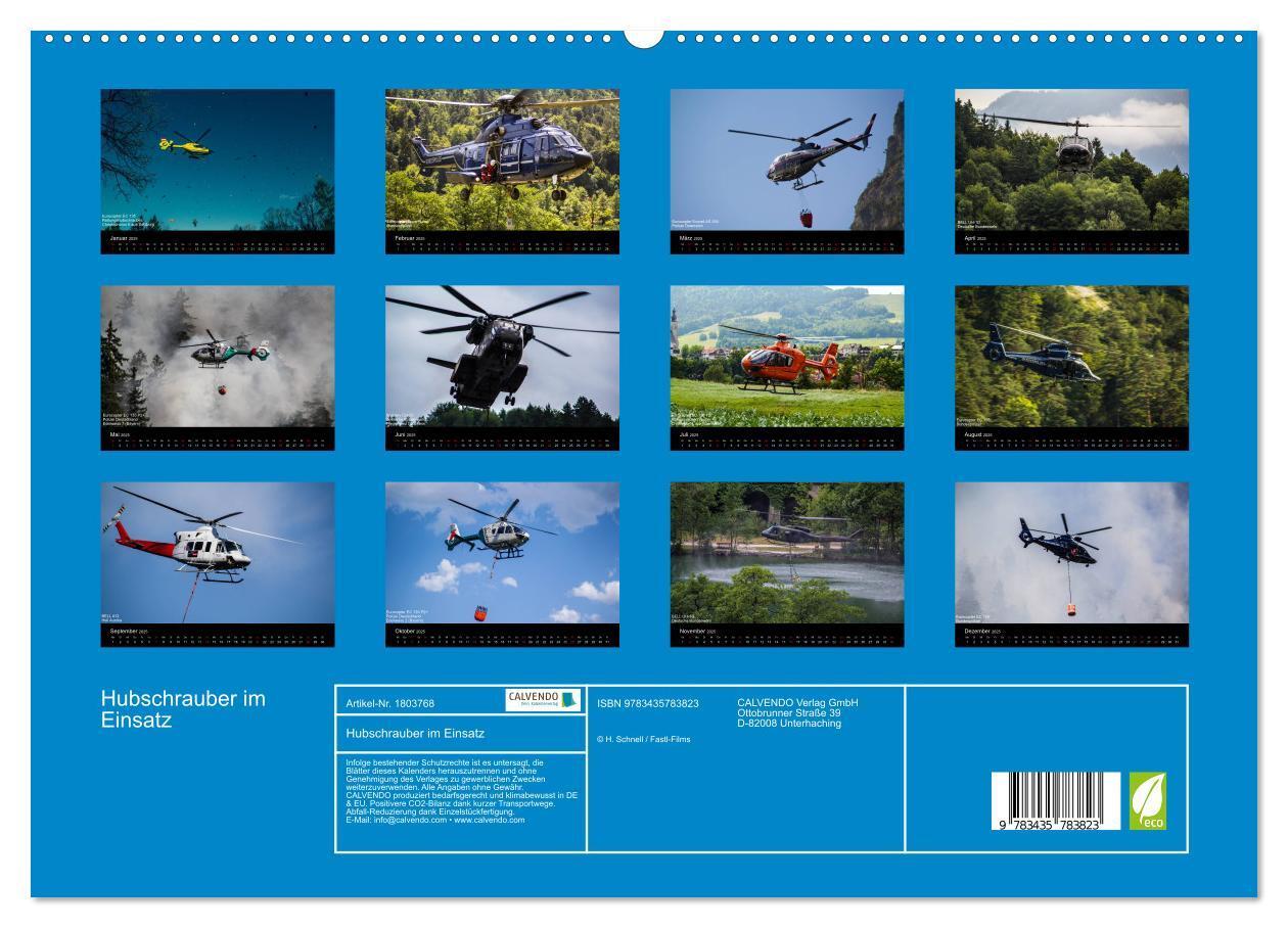 Bild: 9783435783823 | Hubschrauber im Einsatz (hochwertiger Premium Wandkalender 2025 DIN...