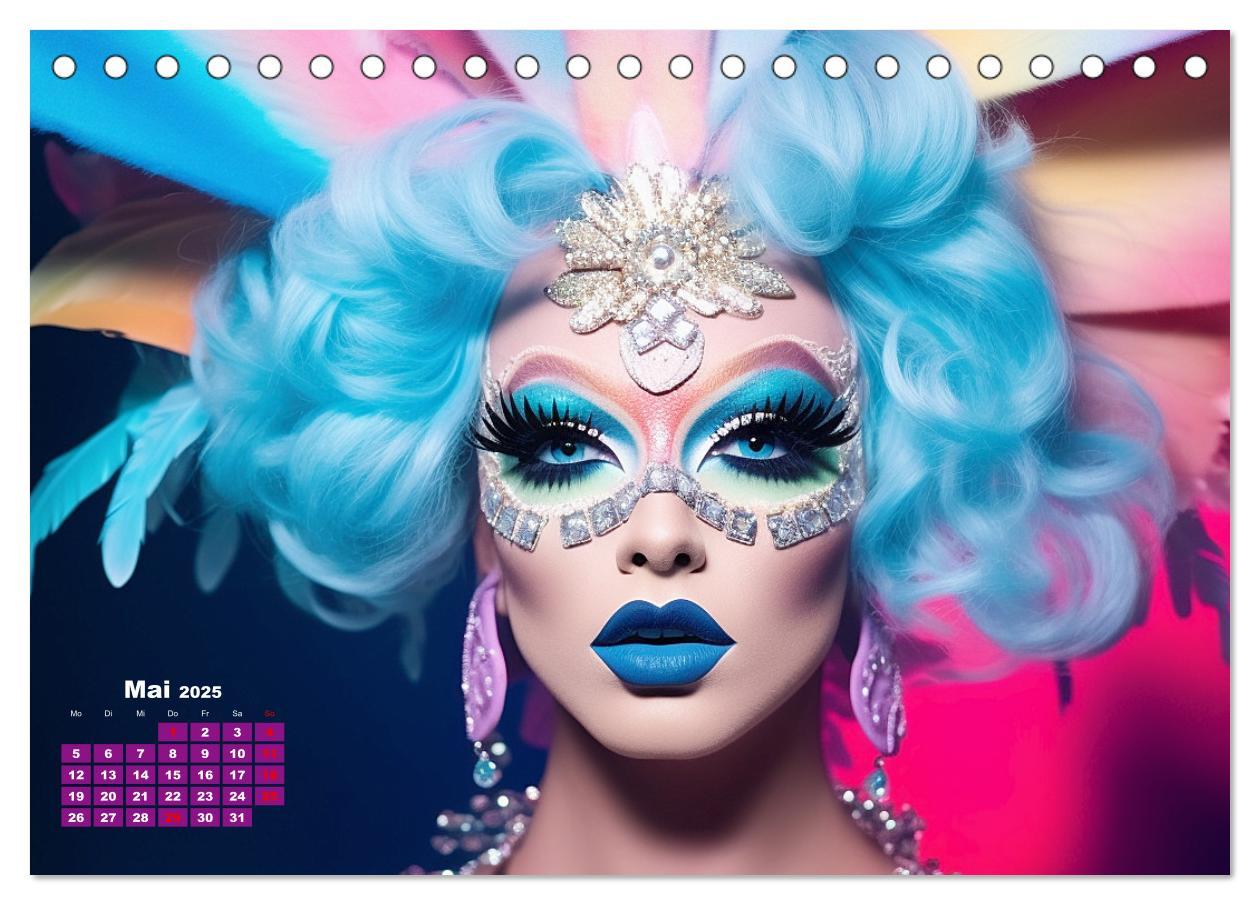 Bild: 9783383895258 | Drag Queens. Glamouröse und wunderschöne Drag-Kunst (Tischkalender...