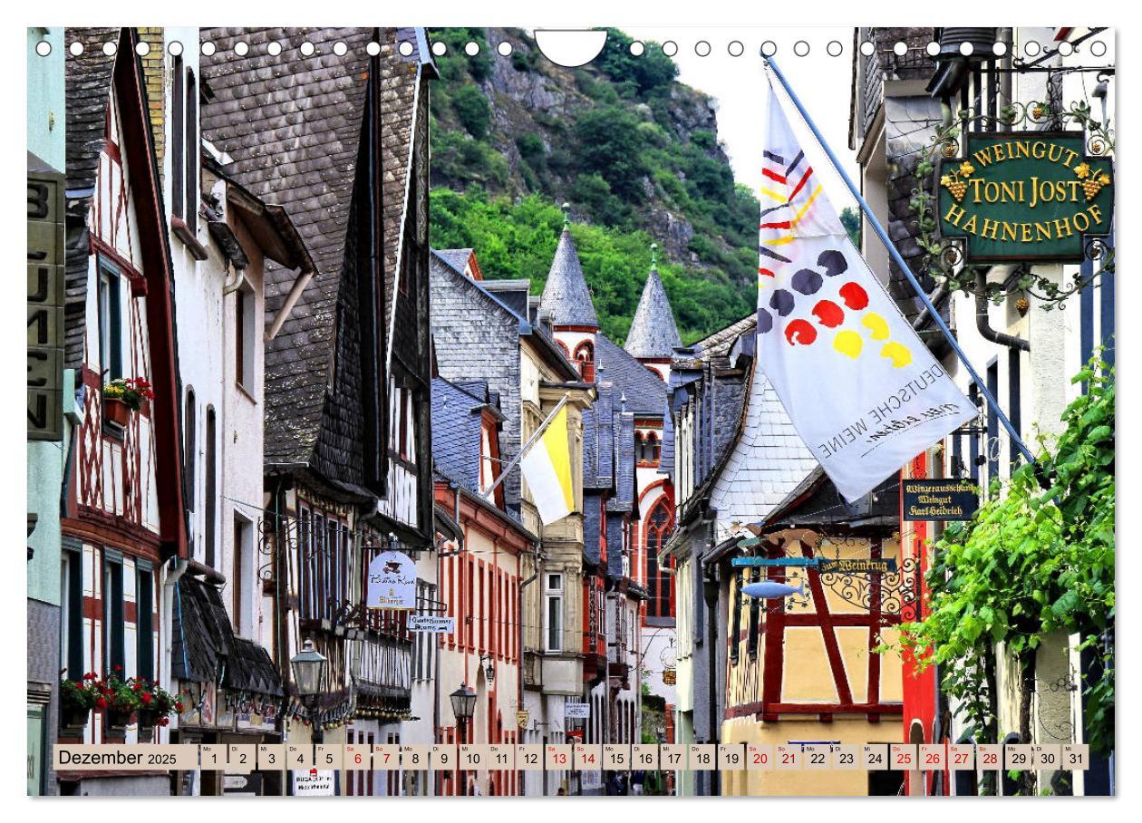 Bild: 9783435369713 | Bacharach - Sehenswerter Ort am Mittelrhein (Wandkalender 2025 DIN...