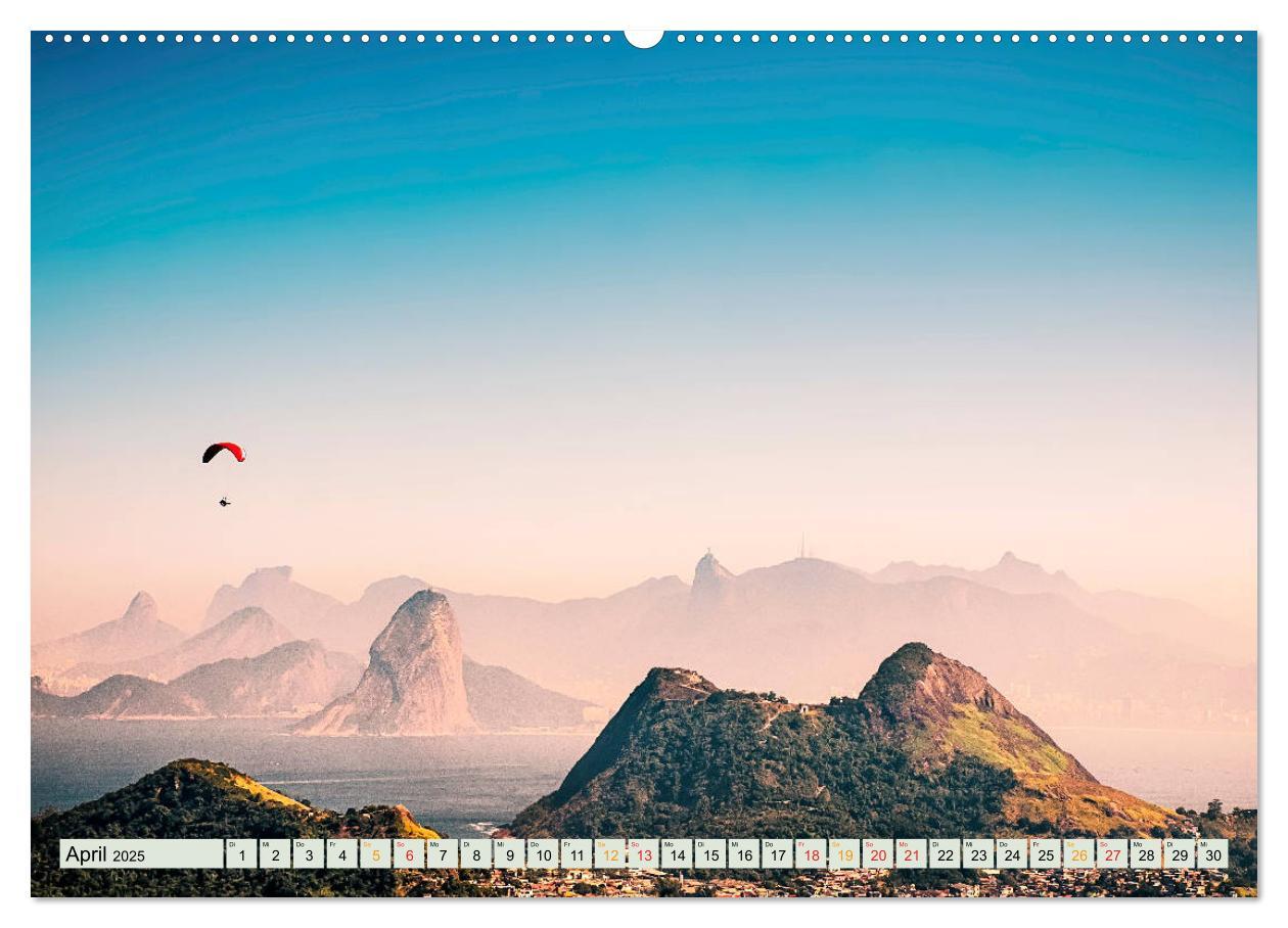 Bild: 9783435237685 | Paragliding - Mut zum Abenteuer (Wandkalender 2025 DIN A2 quer),...