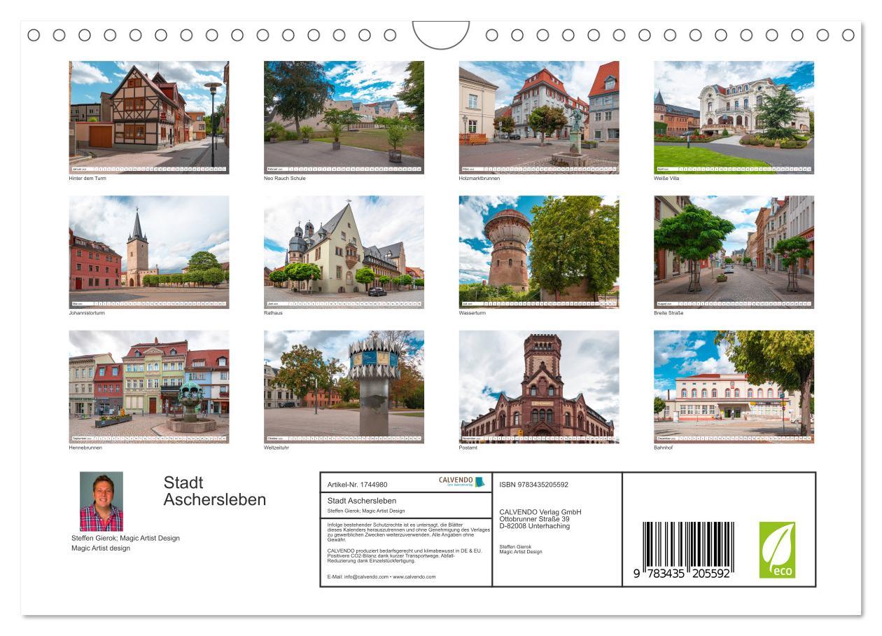 Bild: 9783435205592 | Stadt Aschersleben (Wandkalender 2025 DIN A4 quer), CALVENDO...