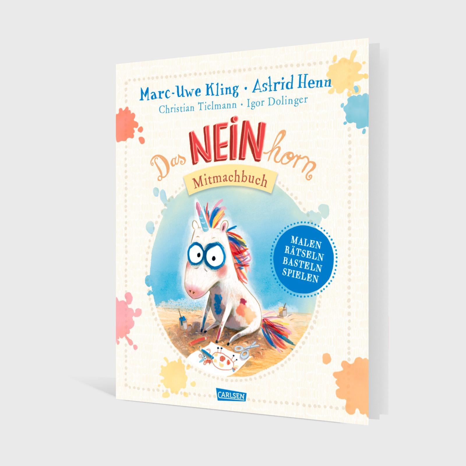 Bild: 9783551192264 | Das NEINhorn Mitmachbuch | Marc-Uwe Kling (u. a.) | Taschenbuch | 2025