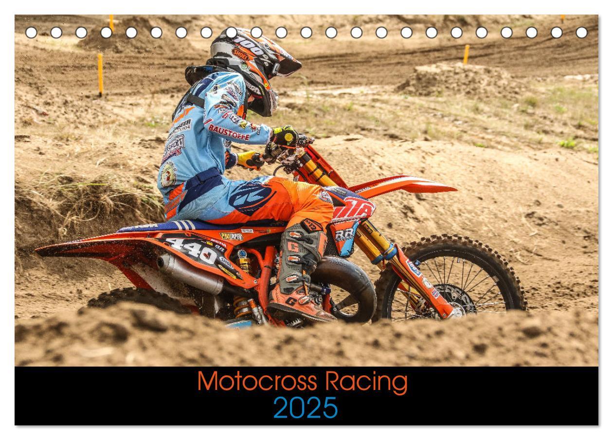 Cover: 9783435294381 | Motocross Racing 2025 (Tischkalender 2025 DIN A5 quer), CALVENDO...