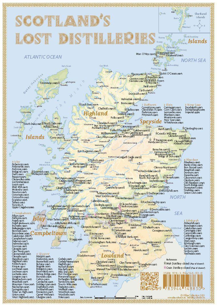 Bild: 9783944148830 | Whisky Distilleries Scotland - Tasting Map | Rüdiger Jörg Hirst | 2021