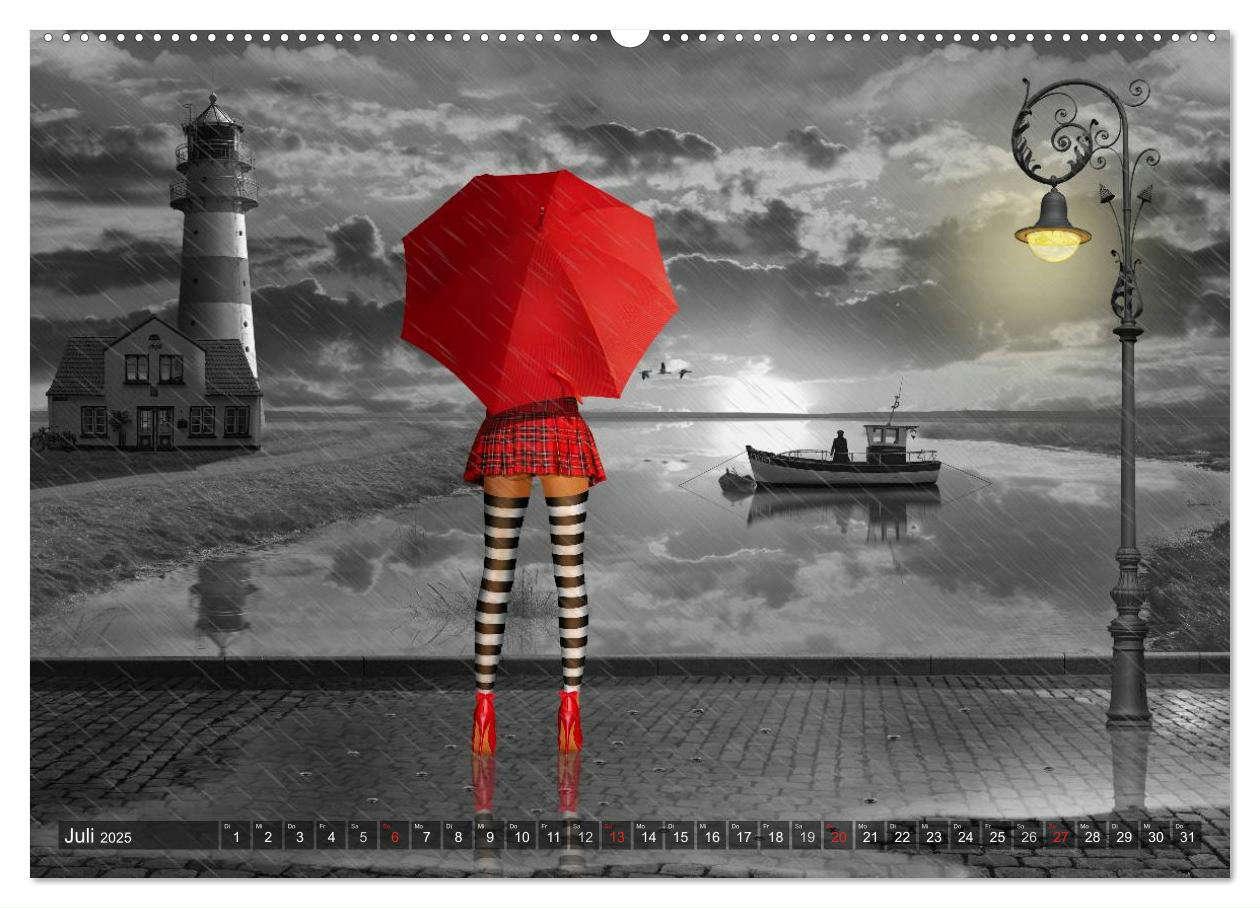 Bild: 9783435471157 | Rot wie die Liebe by Mausopardia (Wandkalender 2025 DIN A2 quer),...