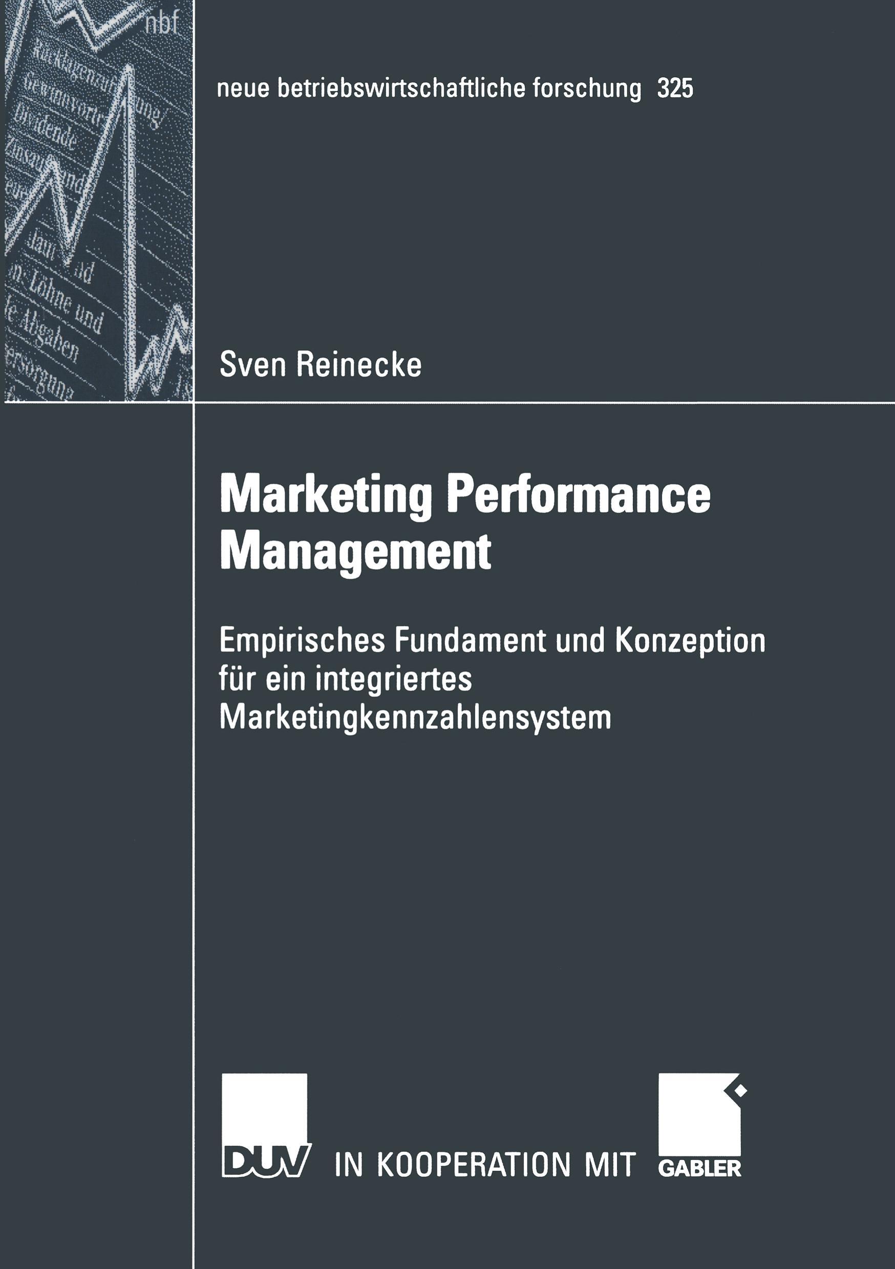 Cover: 9783824491346 | Marketing Performance Management | Sven Reinecke | Taschenbuch | xxv