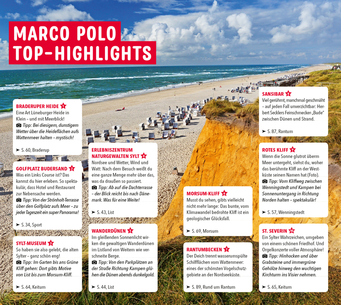 Bild: 9783829719162 | MARCO POLO Reiseführer Sylt | Arnd M. Schuppius (u. a.) | Taschenbuch