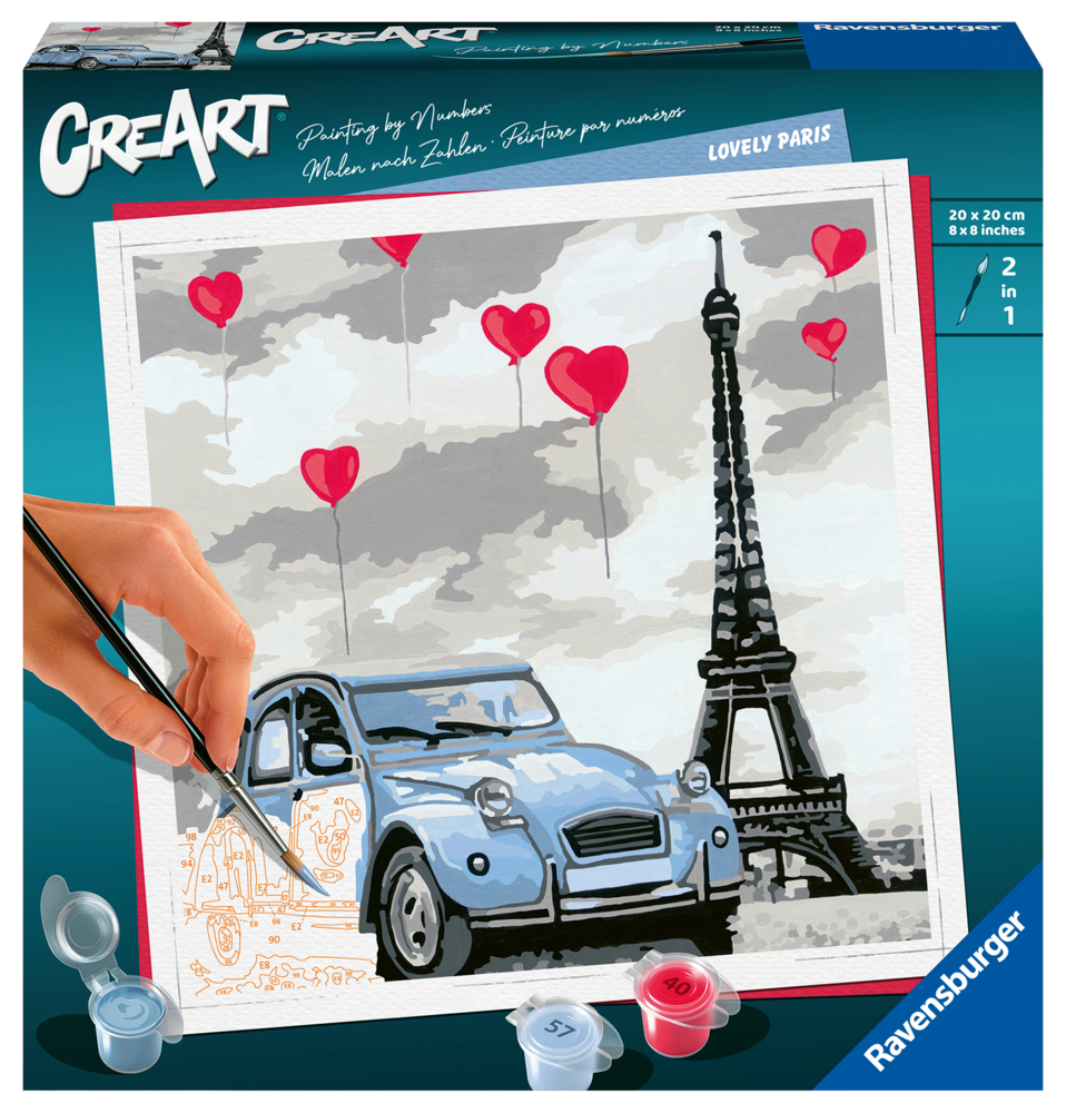 Cover: 4005556289967 | Ravensburger Malen nach Zahlen 28996 - Lovely Paris - ab 12 Jahren