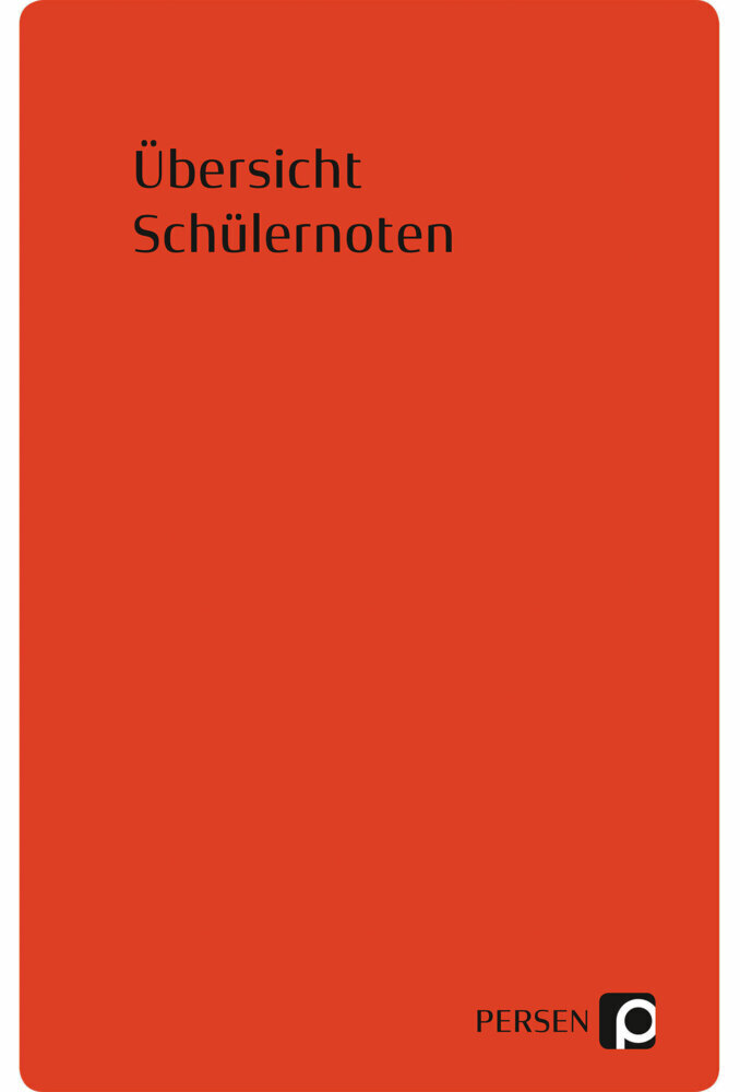 Cover: 9783403290247 | Übersicht Schülernoten | (Alle Klassenstufen) | Kalender | Kalender