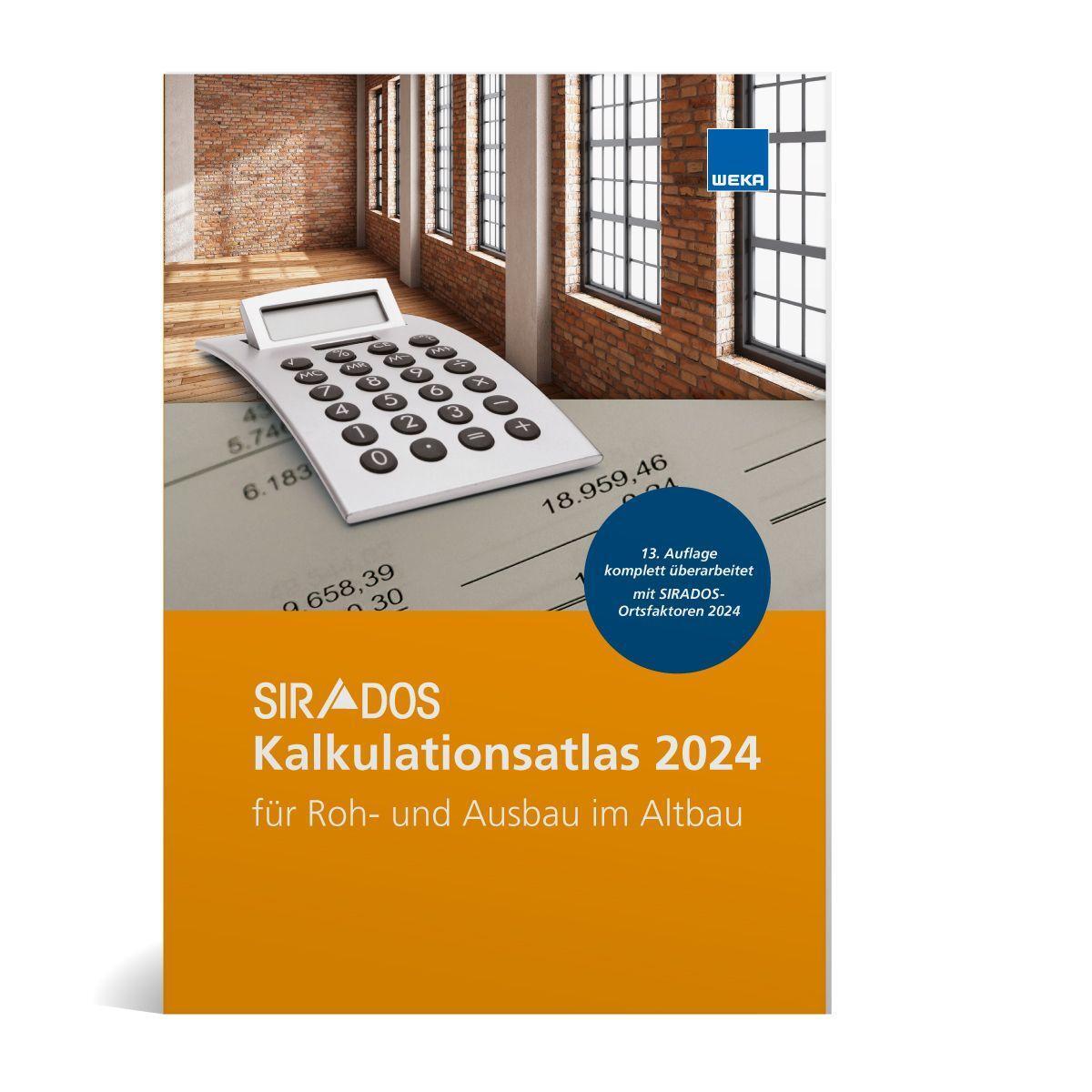 Cover: 9783811105225 | SIRADOS Kalkulationsatlas Altbau 2024 | Taschenbuch | Deutsch | 2024