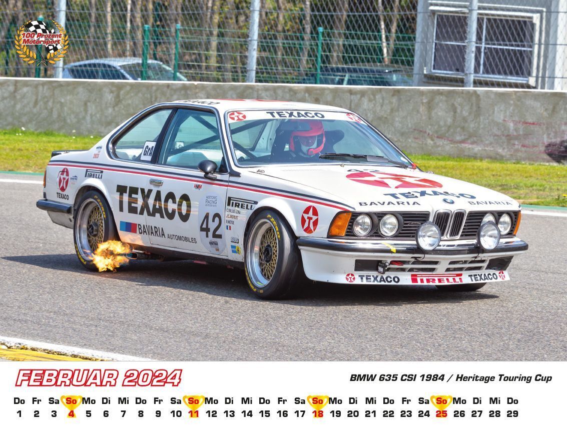 Bild: 9783948794606 | BMW im Rennsport Kalender 2024 | Frank Pommer | Kalender | 2024