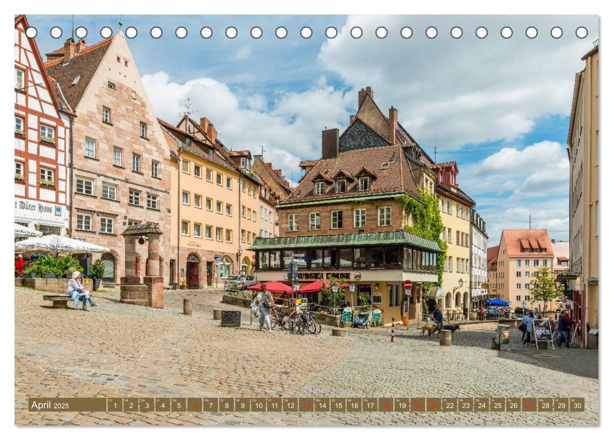 Bild: 9783435298259 | Nürnberg - Historische Altstadt (Tischkalender 2025 DIN A5 quer),...