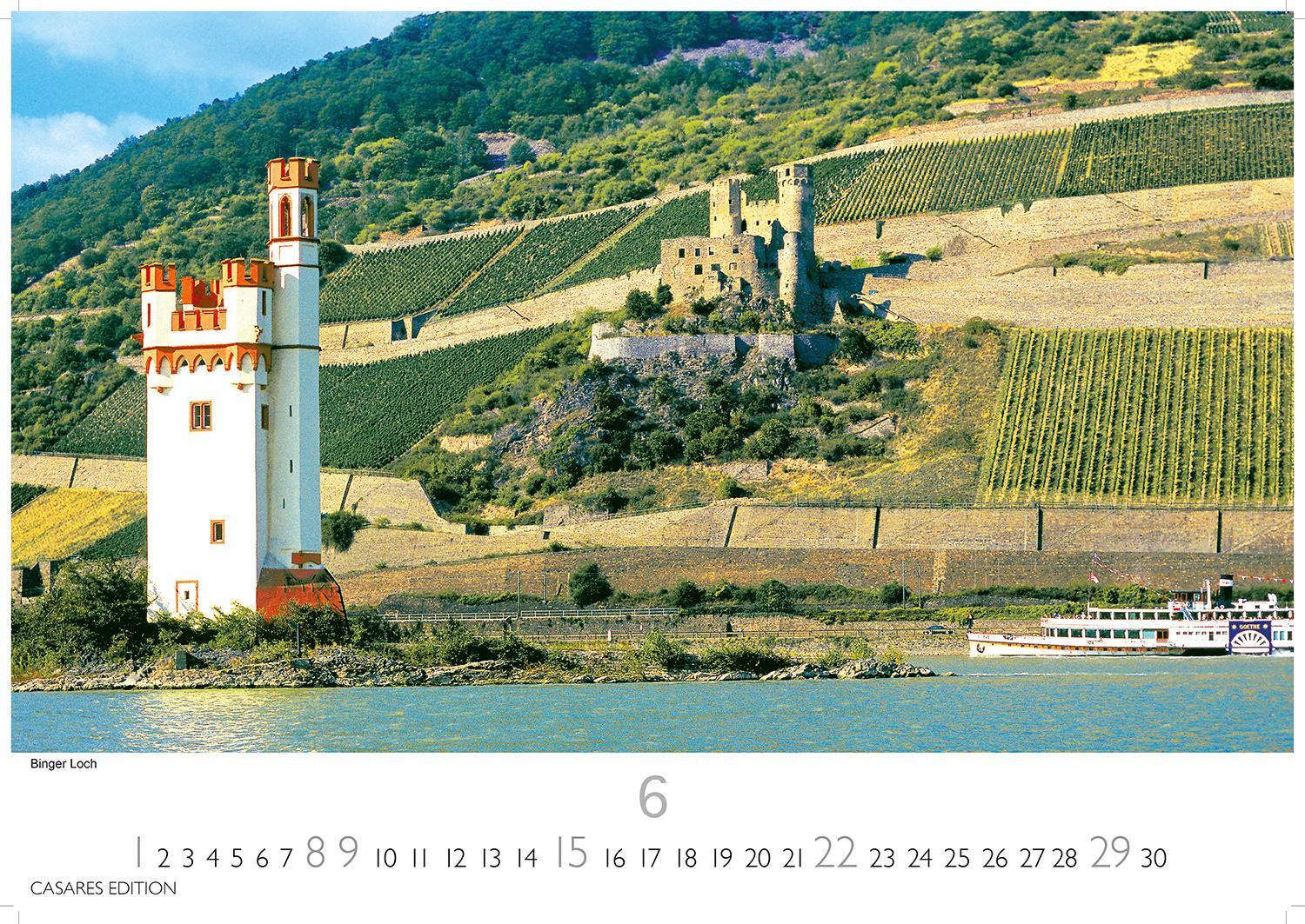 Bild: 9781835243107 | Der Rhein 2025 L 35x50cm | Kalender | 14 S. | Deutsch | 2025