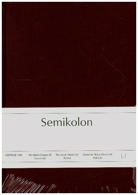 Cover: 4004117517679 | Semikolon Notizbuch Classic A5 dotted burgundy | Buch | Deutsch | 2021