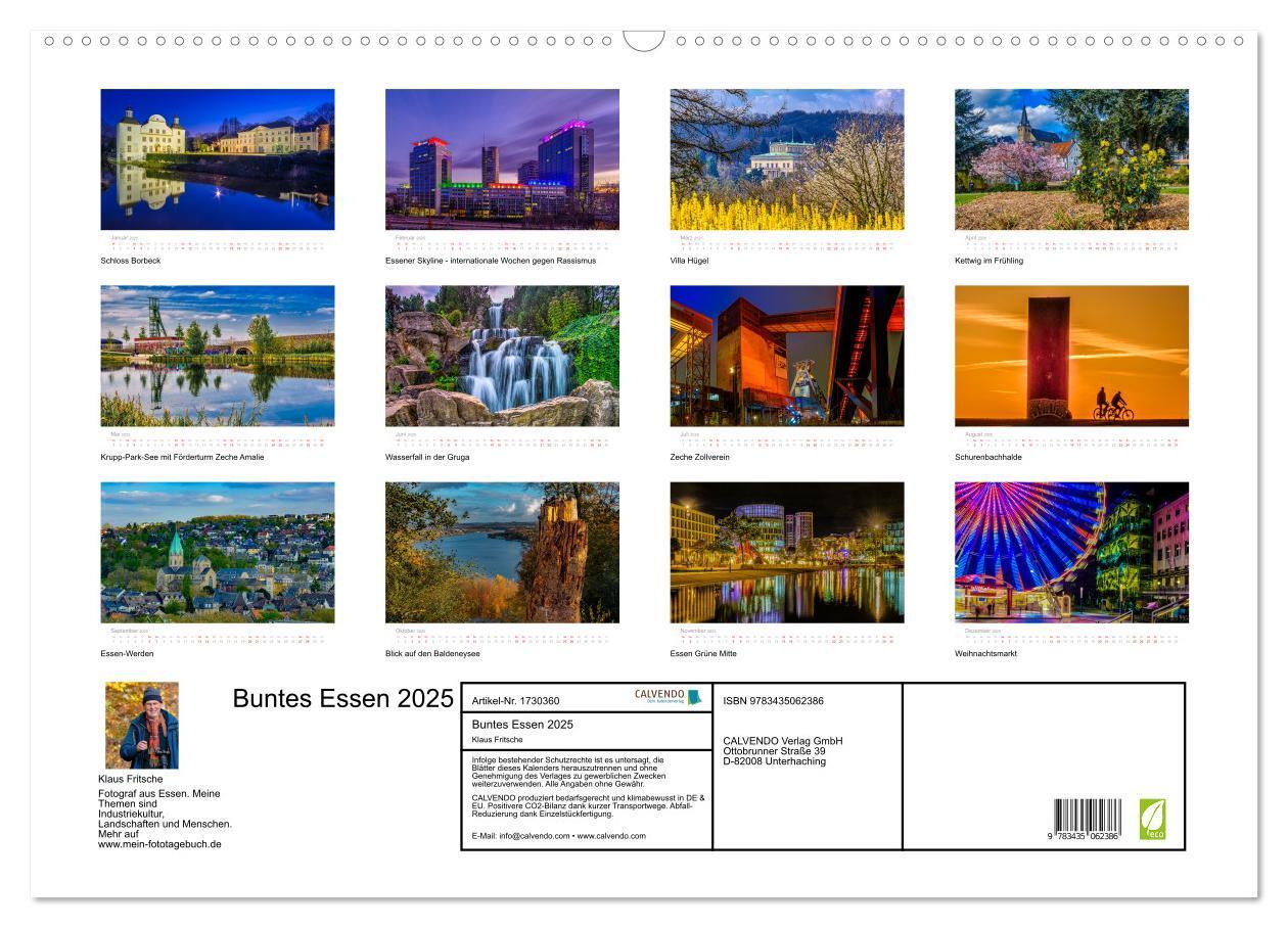 Bild: 9783435062386 | Buntes Essen 2025 (Wandkalender 2025 DIN A2 quer), CALVENDO...