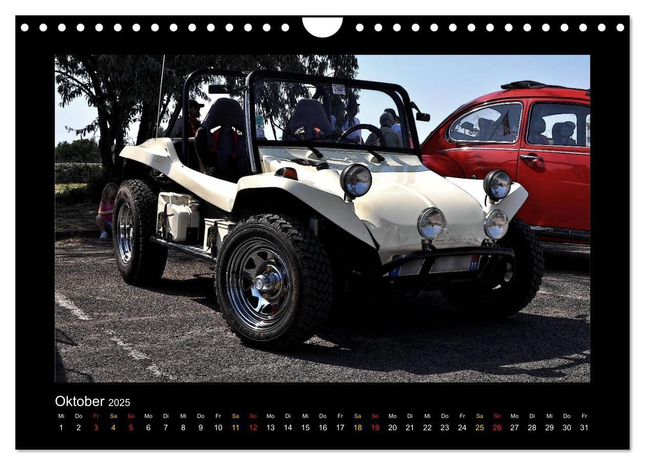 Bild: 9783435593019 | Buggys - die Kultautos der 80er (Wandkalender 2025 DIN A4 quer),...