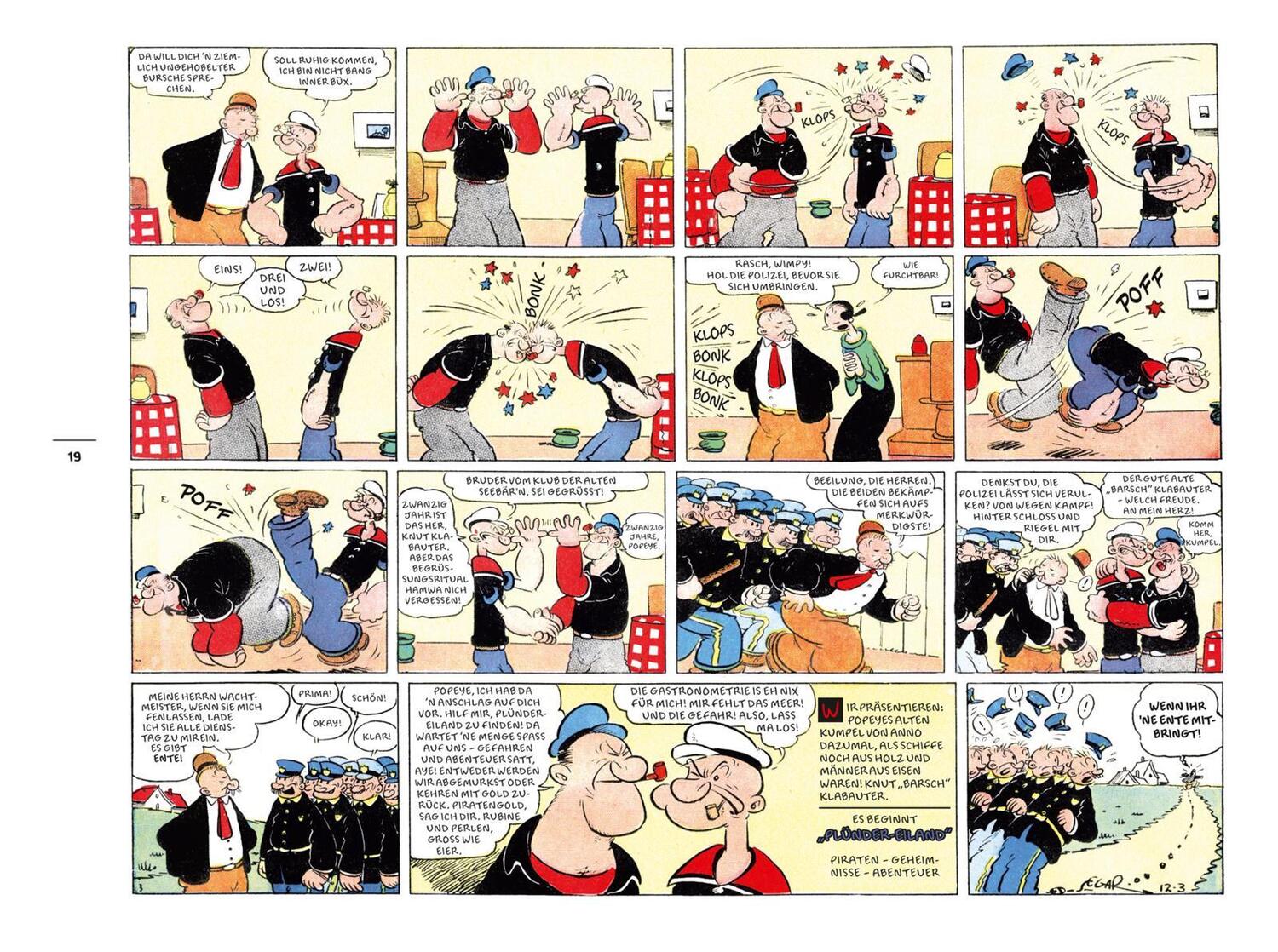 Bild: 9783551029133 | Die Bibliothek der Comic-Klassiker: Popeye | E. C. Segar | Buch | 2022