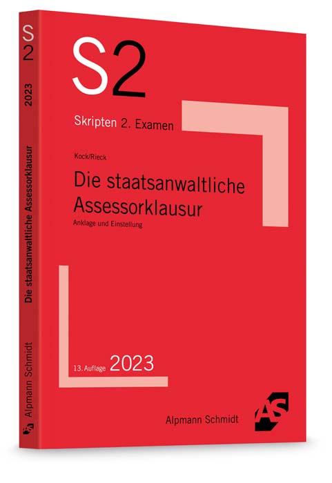 Cover: 9783867528689 | Die staatsanwaltliche Assessorklausur | Anklage und Einstellung | Buch