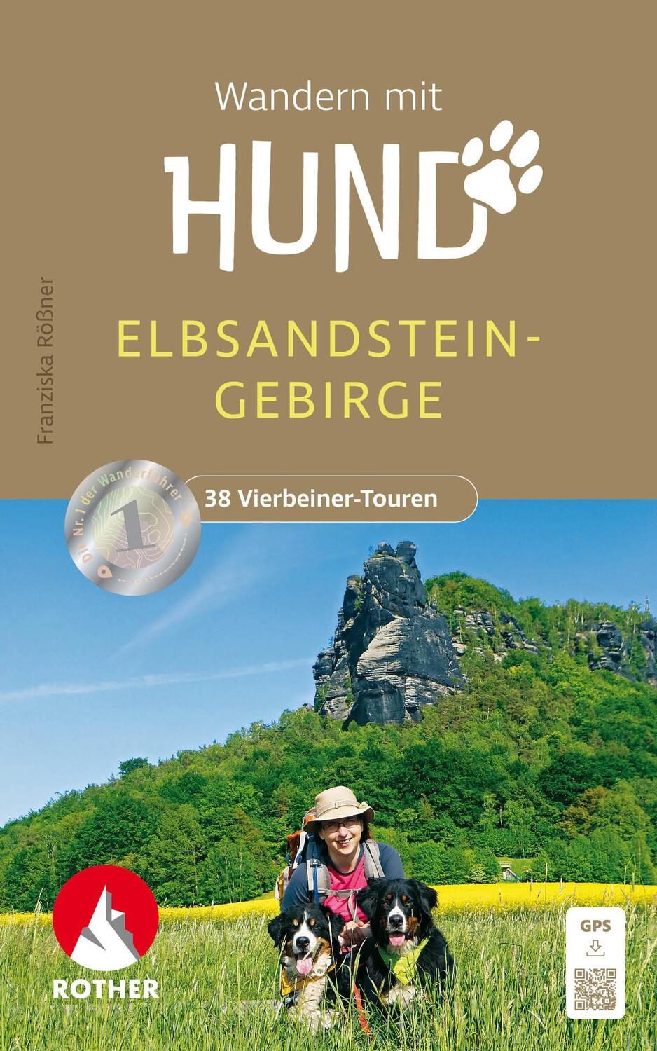 Cover: 9783763334261 | Wandern mit Hund Elbsandsteingebirge | Franziska Rößner | Taschenbuch