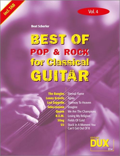 Cover: 9783934958814 | Best Of Pop &amp; Rock for Classical Guitar 4 | Beat Scherler | Broschüre