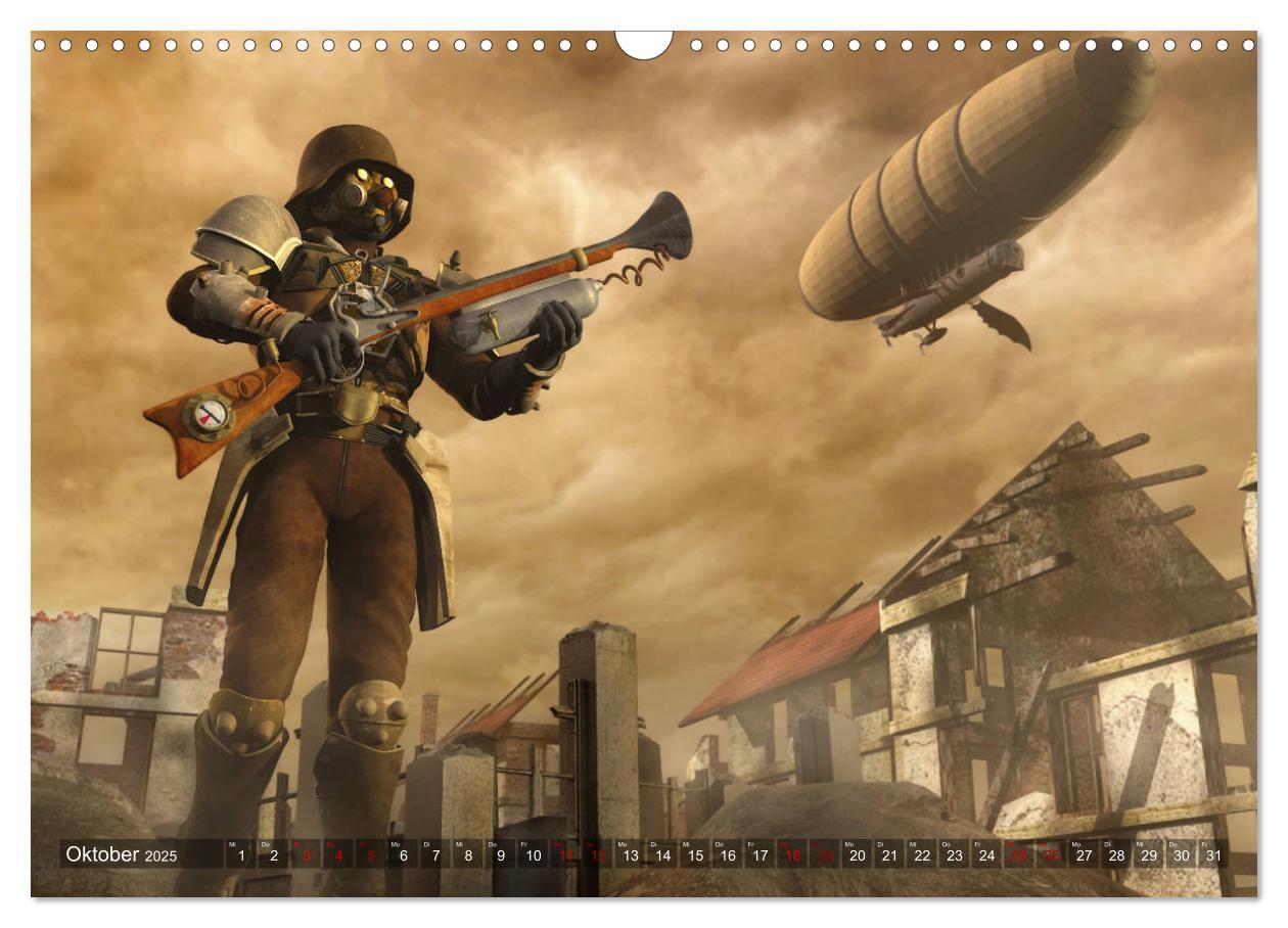 Bild: 9783435202782 | Steampunk Träume (Wandkalender 2025 DIN A3 quer), CALVENDO...