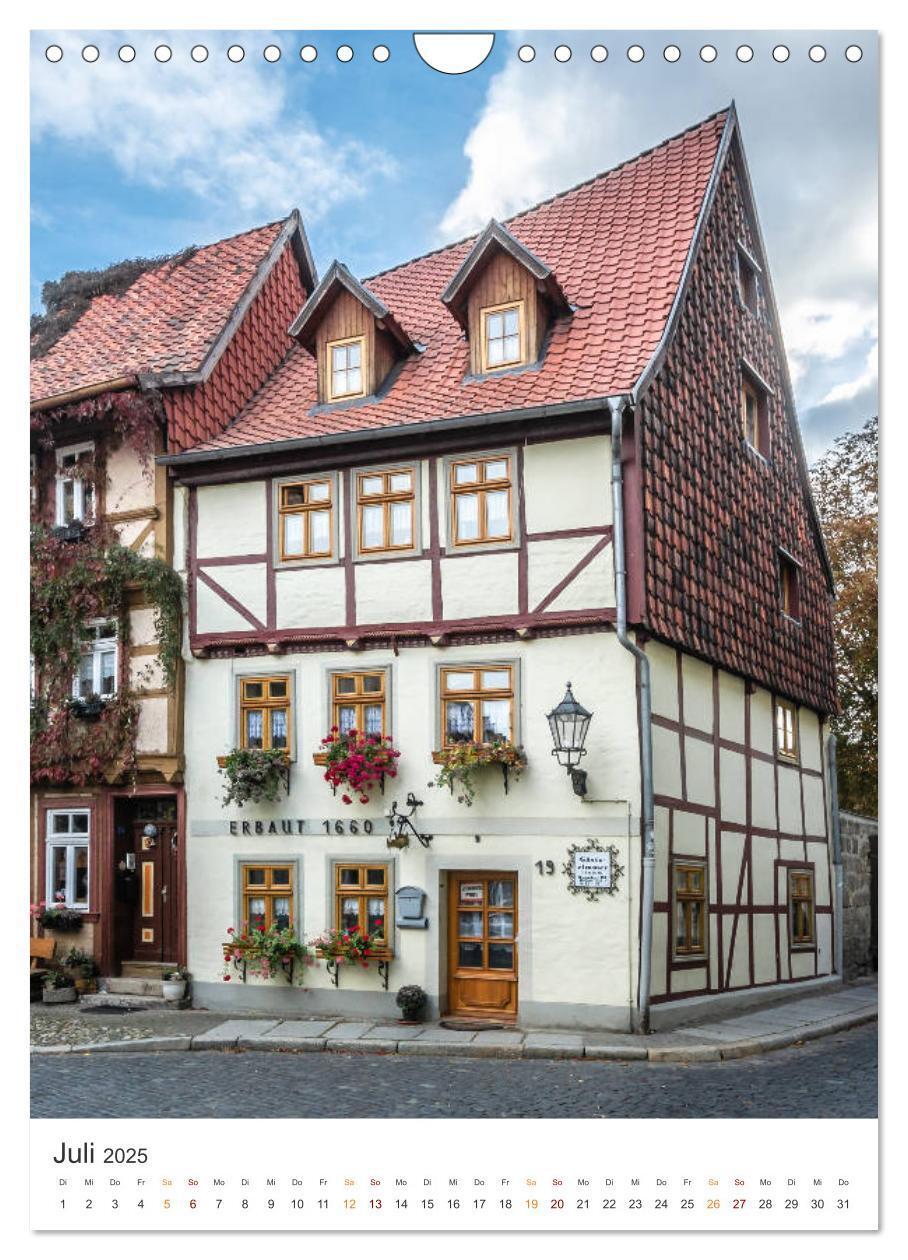 Bild: 9783435884186 | Altstadt Quedlinburg (Wandkalender 2025 DIN A4 hoch), CALVENDO...