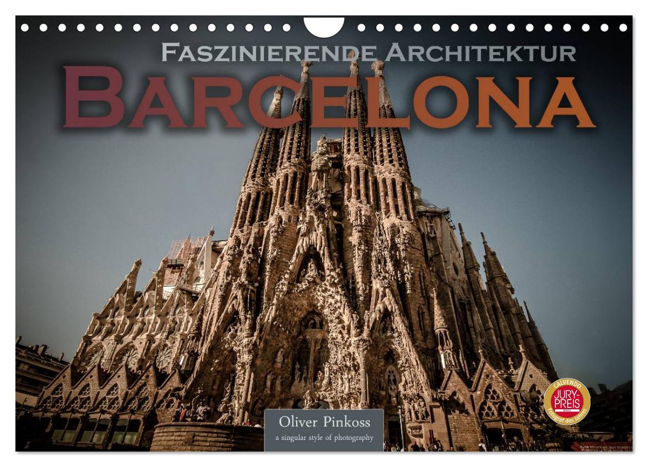 Cover: 9783435612017 | Barcelona - Faszinierende Architektur (Wandkalender 2025 DIN A4...