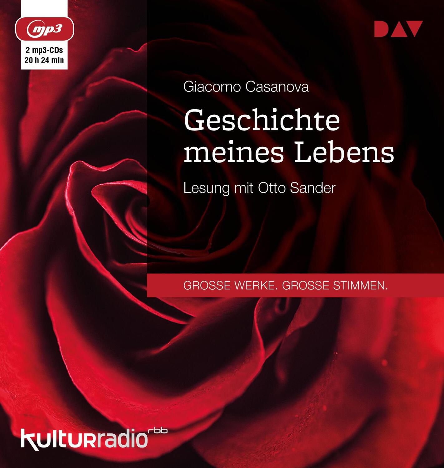 Cover: 9783742400222 | Geschichte meines Lebens | Lesung mit Otto Sander und Jürgen Thormann