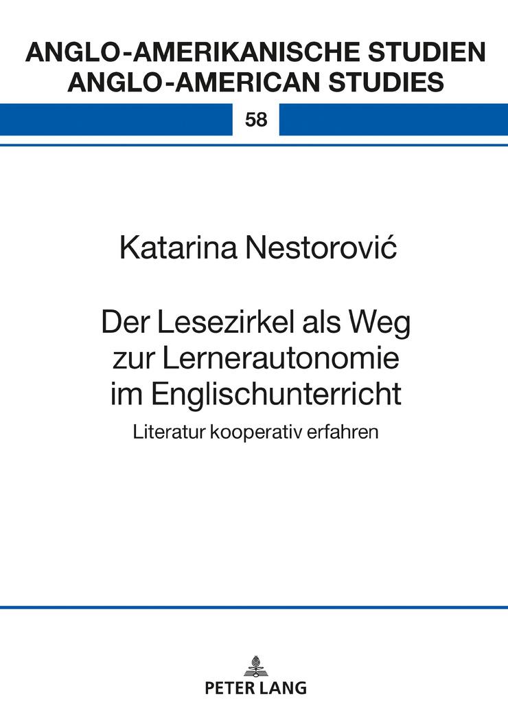 Cover: 9783631758755 | Der Lesezirkel als Weg zur Lernerautonomie im Englischunterricht