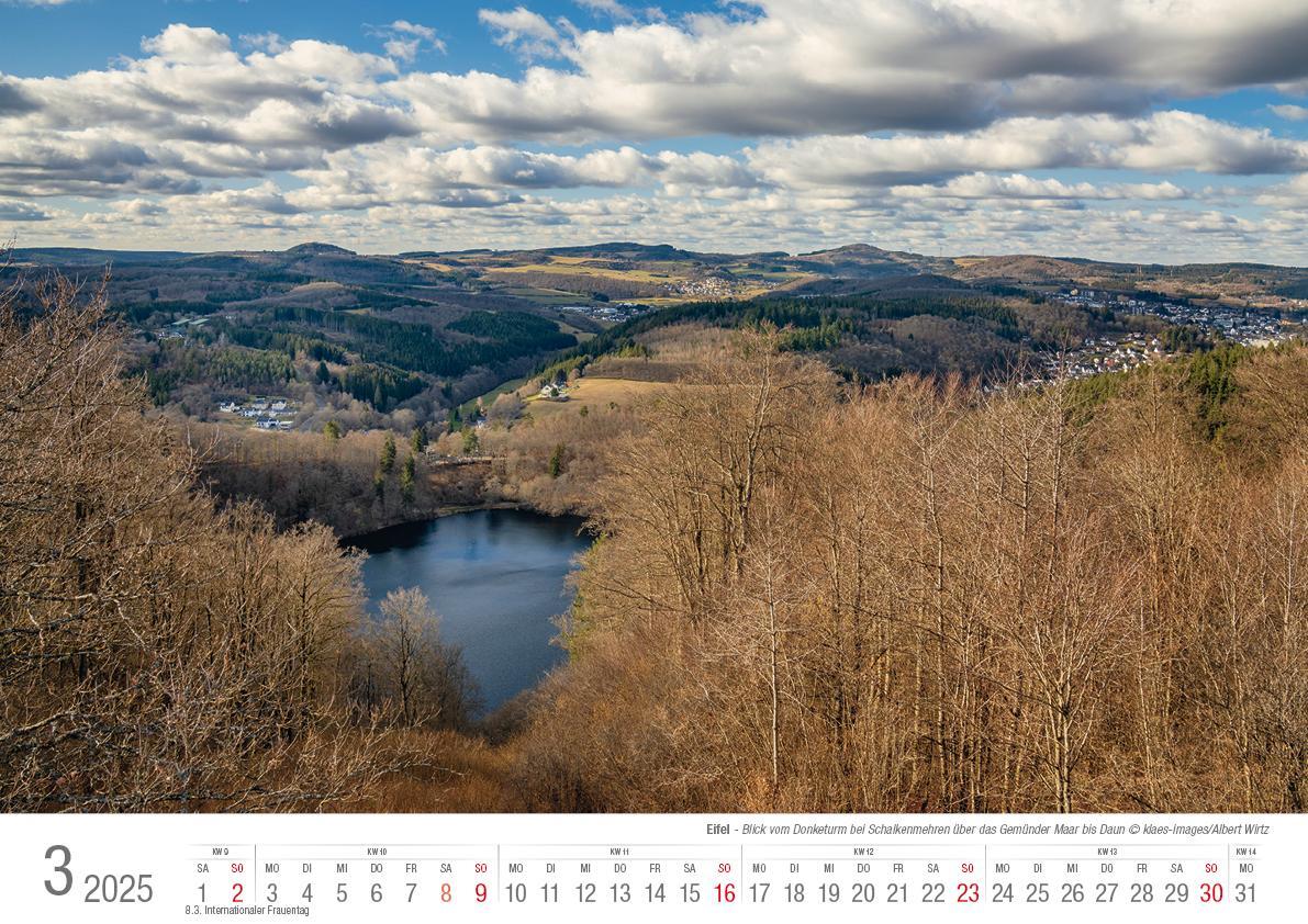 Bild: 9783965352186 | Eifel 2025 Bildkalender A3 Spiralbindung | Holger Klaes | Kalender