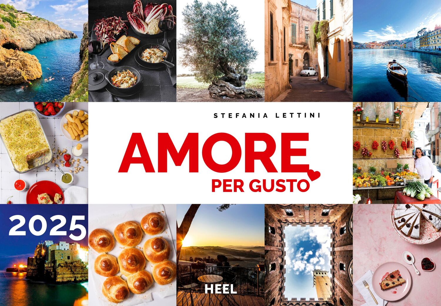 Cover: 9783966649100 | Amore per Gusto-Kalender 2025 Kalender Italien | Stefania Lettini