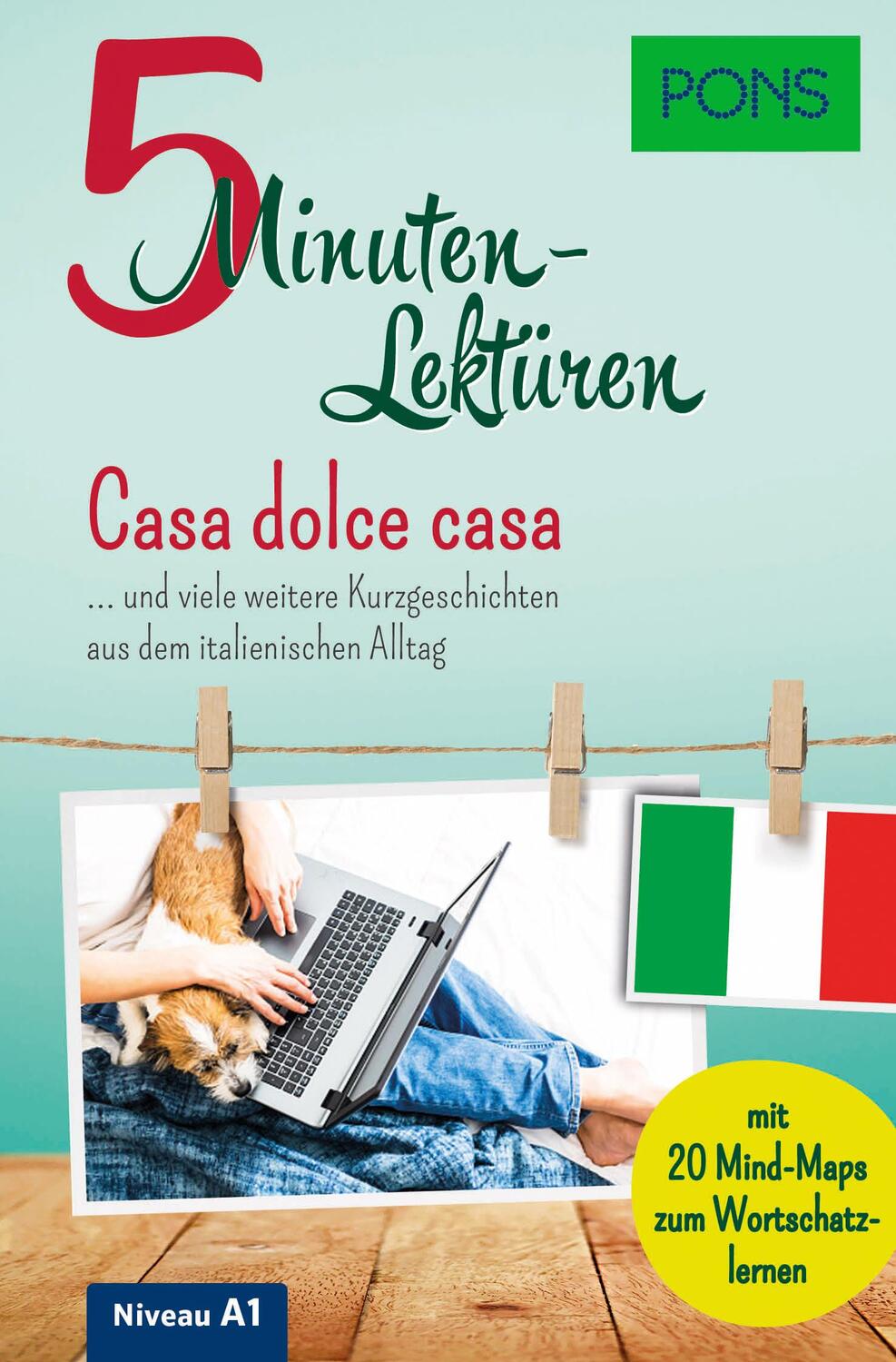 Cover: 9783125660328 | PONS 5-Minuten-Lektüren Italienisch A1 - Casa dolce casa | Taschenbuch