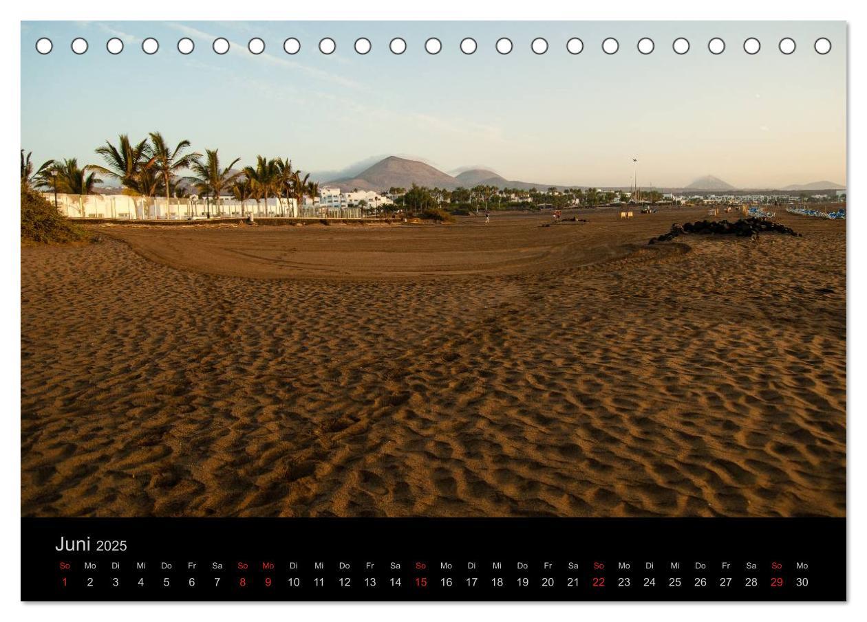 Bild: 9783435720897 | Unterwegs auf Lanzarote (Tischkalender 2025 DIN A5 quer), CALVENDO...