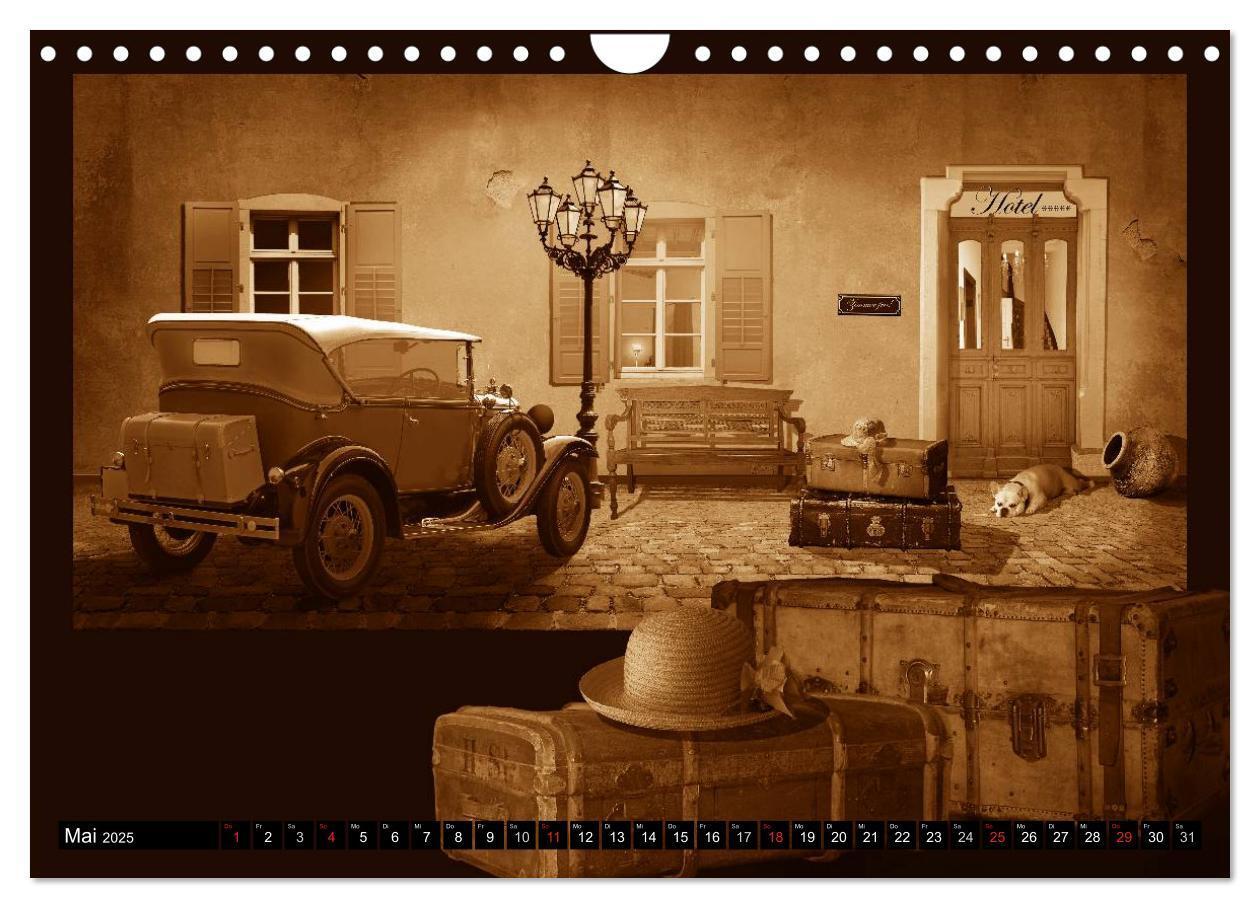 Bild: 9783435680818 | Nostalgie in Sepia (Wandkalender 2025 DIN A4 quer), CALVENDO...