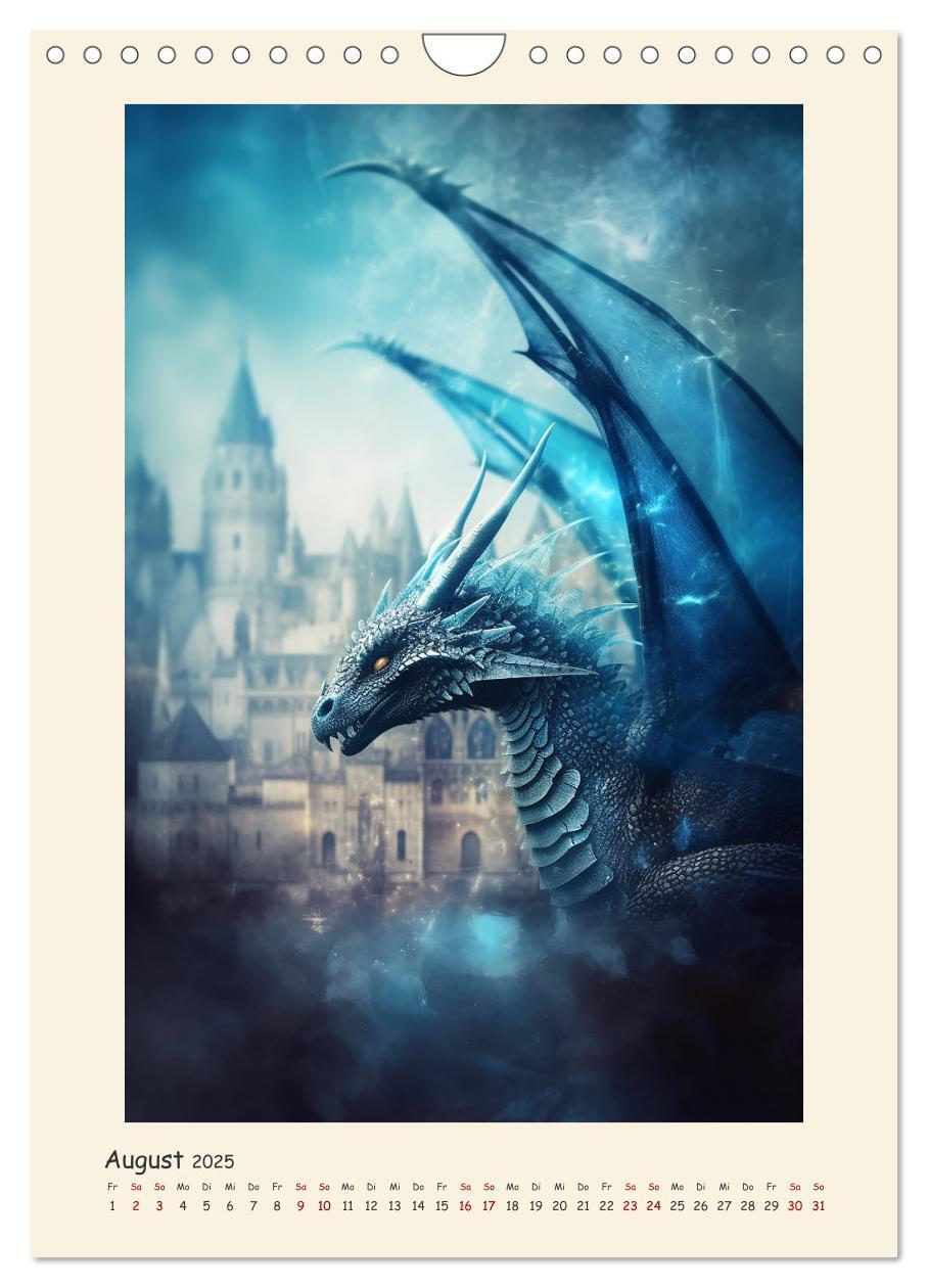 Bild: 9783435854592 | Malerische Drachen (Wandkalender 2025 DIN A4 hoch), CALVENDO...