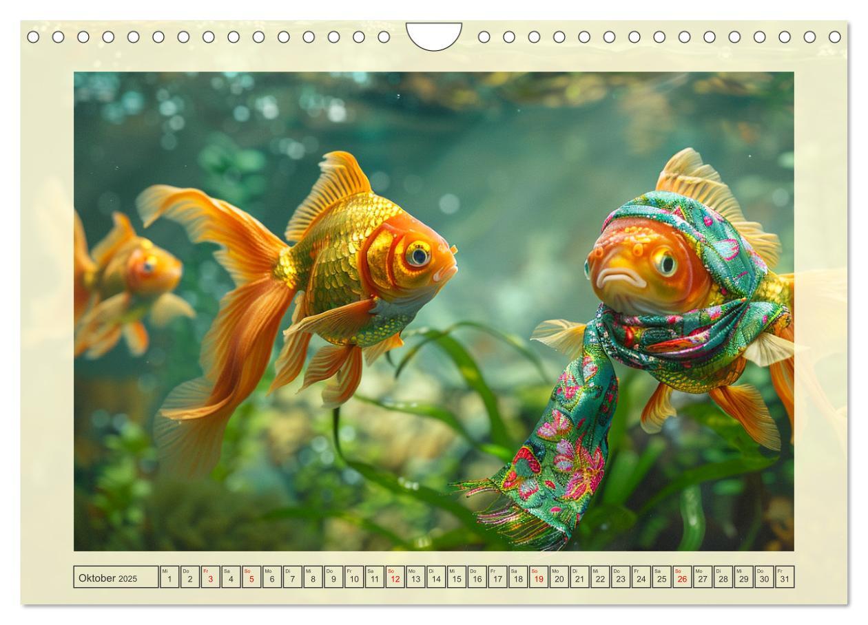 Bild: 9783435463763 | Fashion-Fisch. Die lustige Welt der Unterwasser-Mode (Wandkalender...