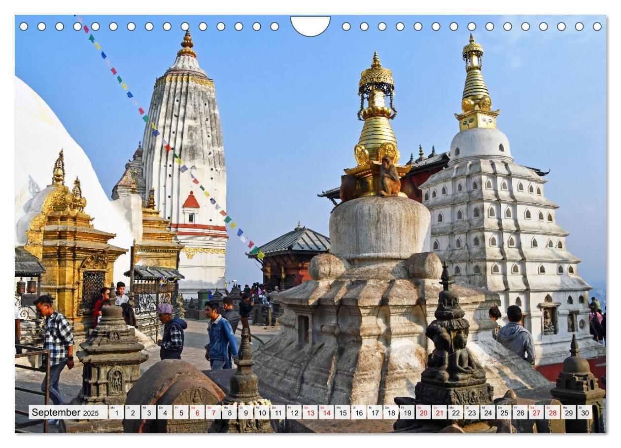 Bild: 9783383828058 | KATHMANDU, Nepals Hauptstadt (Wandkalender 2025 DIN A4 quer),...