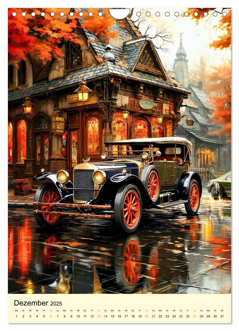 Bild: 9783435847303 | Nostalgic Cars der Traum (Wandkalender 2025 DIN A4 hoch), CALVENDO...