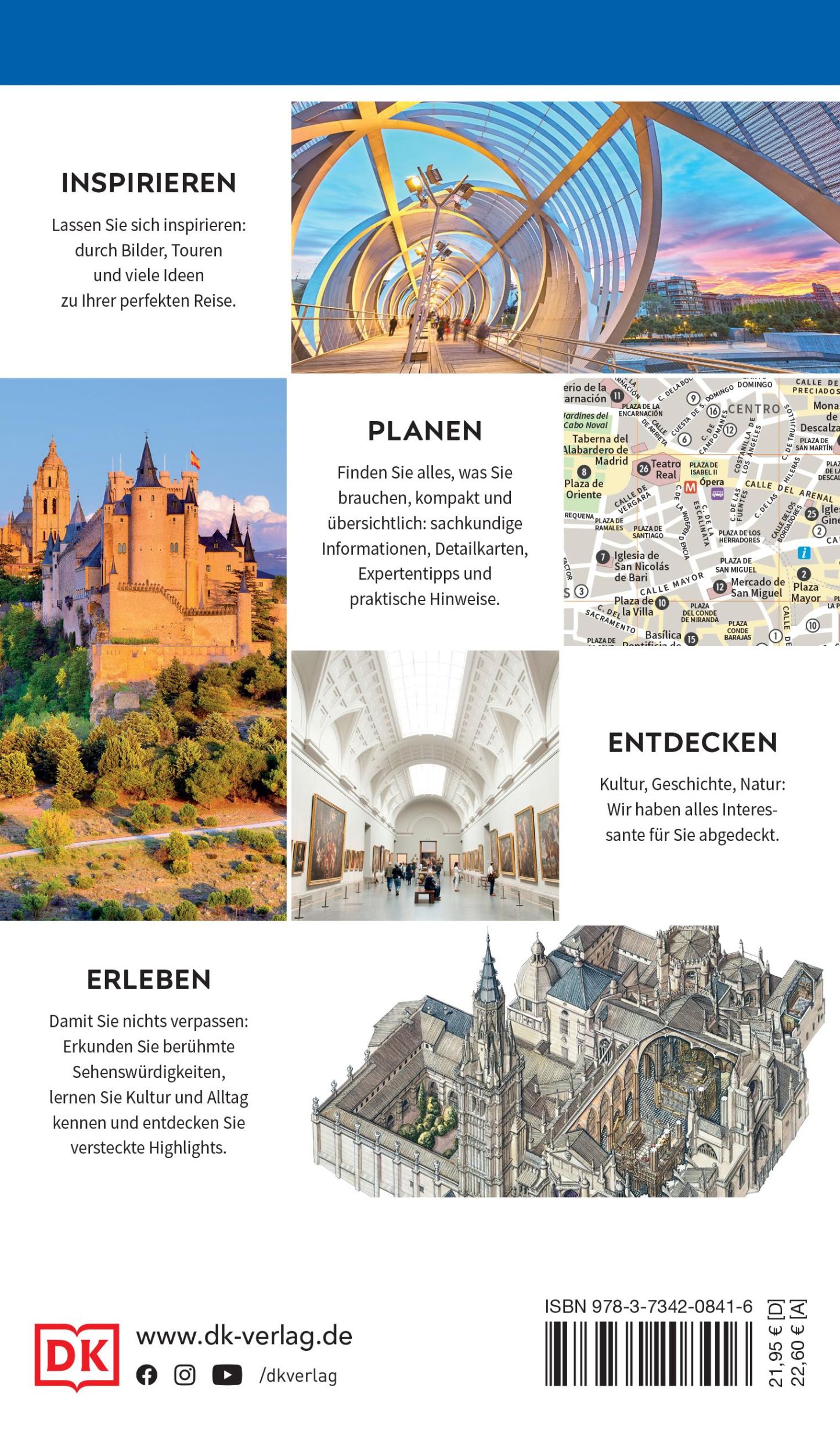 Rückseite: 9783734208416 | Vis-à-Vis Reiseführer Madrid | DK Verlag - Reise | Taschenbuch | 2025