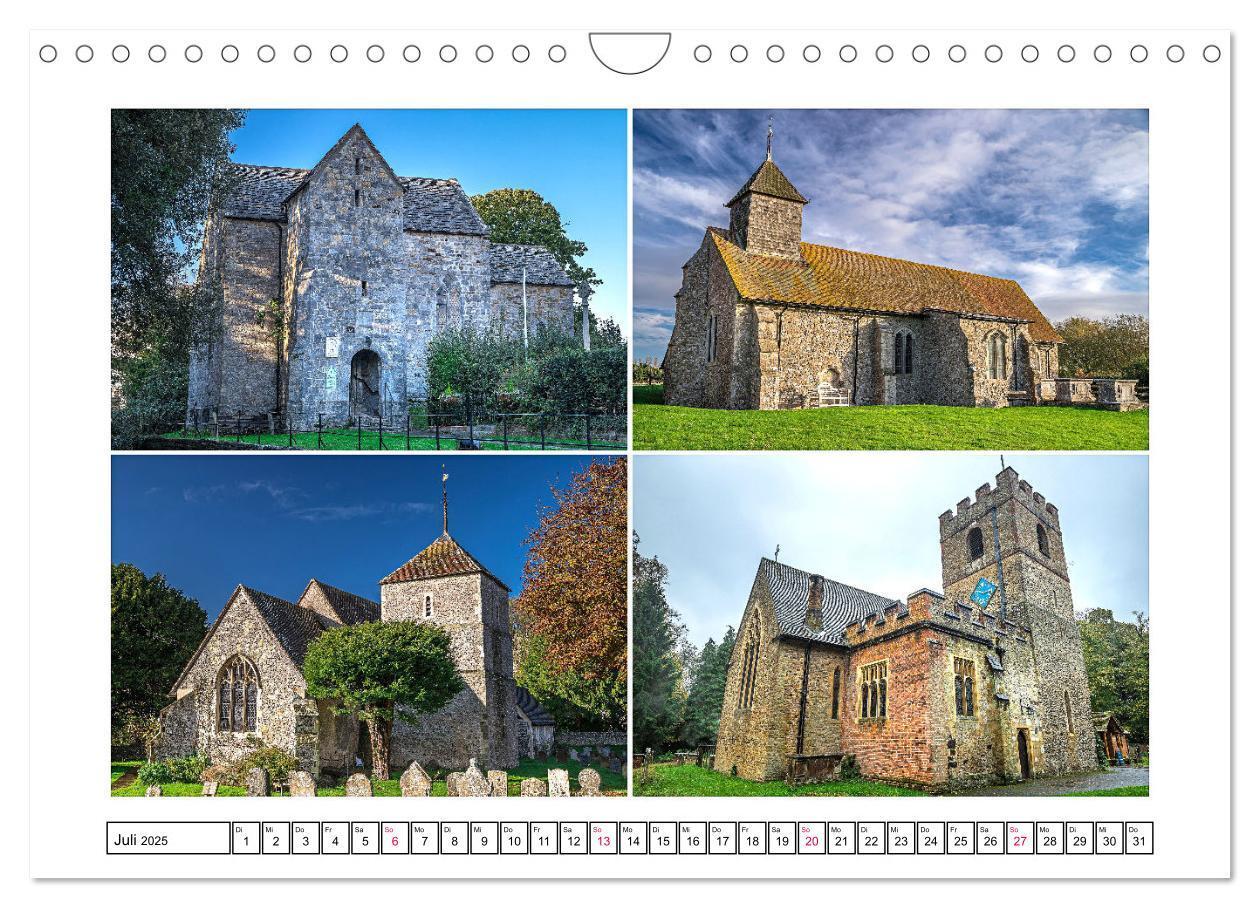 Bild: 9783383762291 | Trutzig und Wehrhaft - Englands Kirchen (Wandkalender 2025 DIN A4...