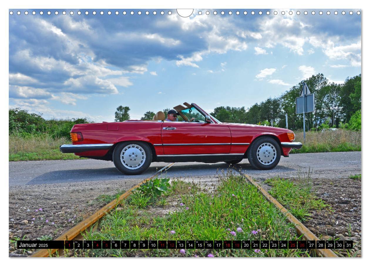 Bild: 9783435208982 | Ein Stern für Amerika - Mercedes Benz 560 SL (Wandkalender 2025 DIN...