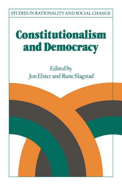 Cover: 9780521457217 | Constitutionalism and Democracy | Jon Elster (u. a.) | Taschenbuch