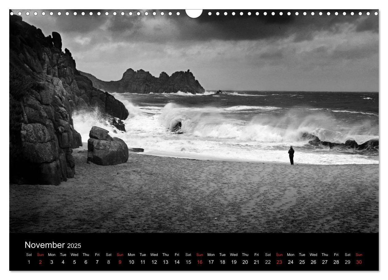 Bild: 9781325953400 | Waves in Cornwall (Wall Calendar 2025 DIN A3 landscape), CALVENDO...