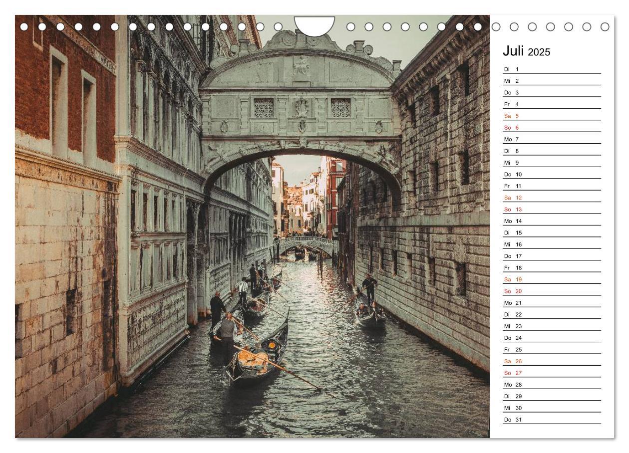 Bild: 9783435536290 | Traumstadt Venedig (Wandkalender 2025 DIN A4 quer), CALVENDO...