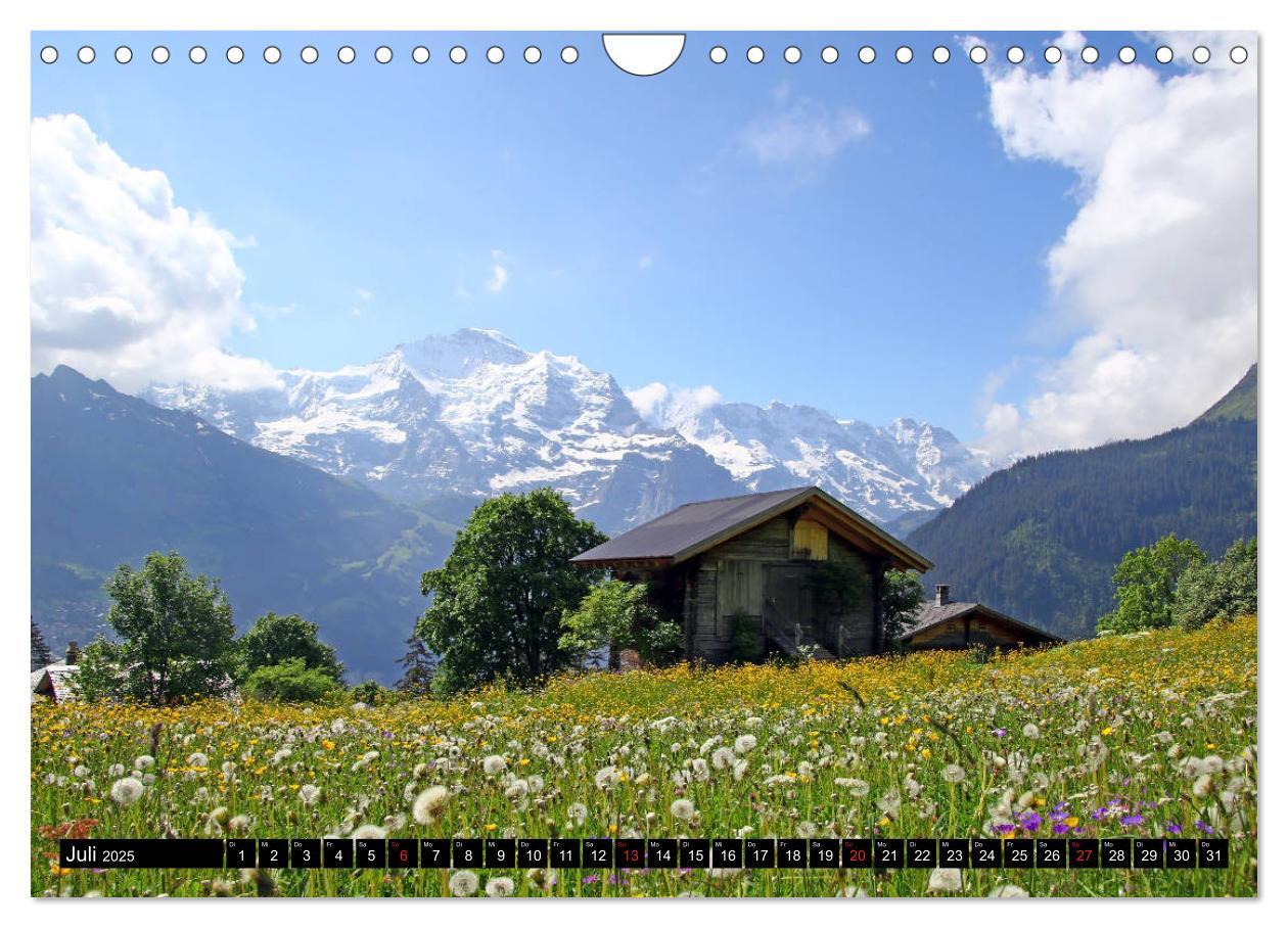 Bild: 9783435271160 | Berge im Berner Oberland (Wandkalender 2025 DIN A4 quer), CALVENDO...